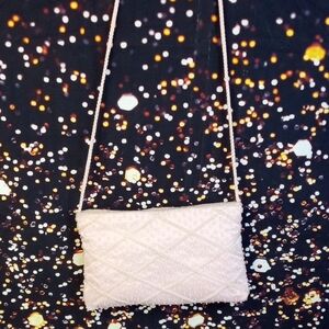 👜 Light Pink Beaded Evening Bag